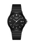 Casio All-Black Stainless Steel Date Quartz Watch