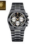Reloj Poedagar Cronógrafo Negro