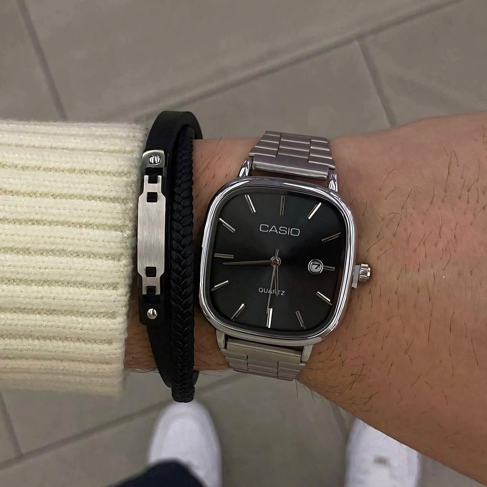 Casio Vintage 1989 316L Stainless Steel Sapphire Watch