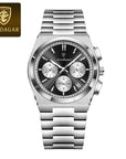 Reloj Poedagar Cronógrafo Negro