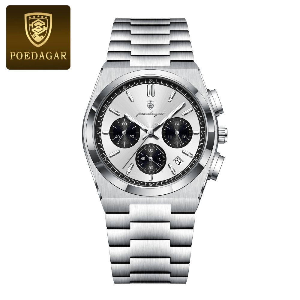 Reloj Poedagar Cronógrafo Negro